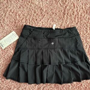 Black Lululemon tennis skirt